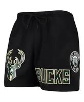 Men's Pro Standard Black Milwaukee Bucks Mesh Capsule Shorts