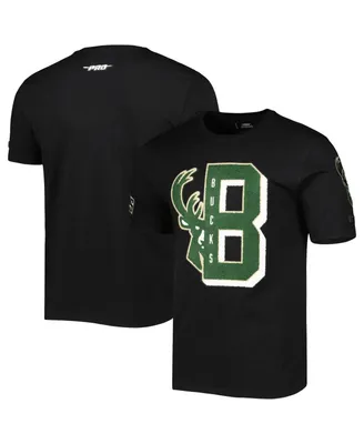 Men's Pro Standard Black Milwaukee Bucks Mash Up Capsule T-shirt