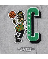 Men's Pro Standard Heathered Gray Boston Celtics Mash Up Capsule Sweatpants