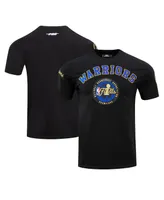 Men's Pro Standard Black Golden State Warriors 2022 Nba Finals Champions Double Knit Patch T-shirt