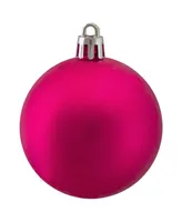 Northlight 60 Count Shatterproof Matte Christmas Ball Ornaments 60mm Set, 2.5"