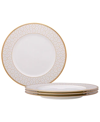 Noritake Noble Pearl Set Of 4 Dinner Plates, 11"