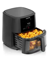 Chefman 8 Quart Air Fryer with Digital Touch Display and Windowed Basket