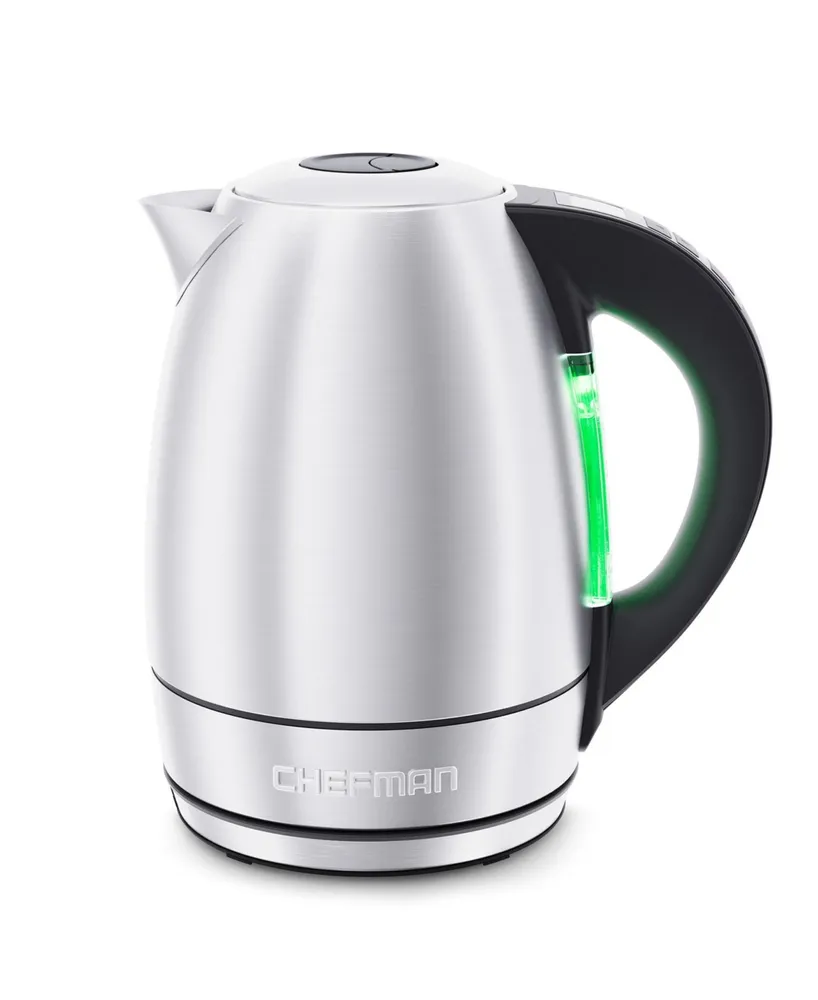 Chefman 1.7L Electric Kettle with Temperature Control, Keep Warm, Auto Shutoff