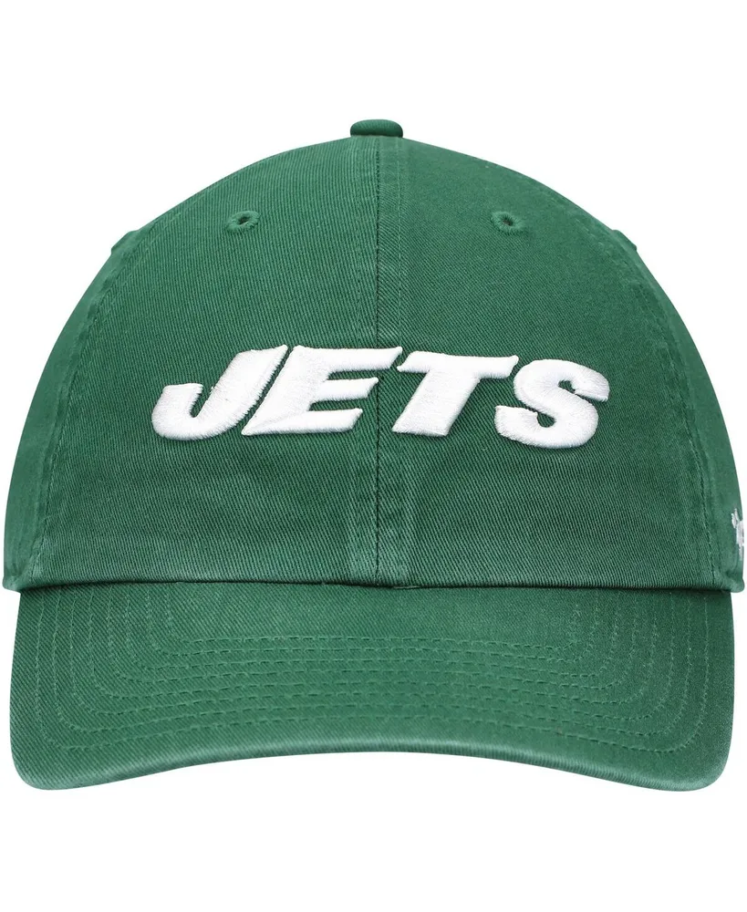 Men's '47 Green New York Jets Clean Up Script Adjustable Hat