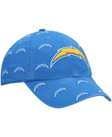 Women's '47 Powder Blue Los Angeles Chargers Confetti Clean Up Adjustable Hat