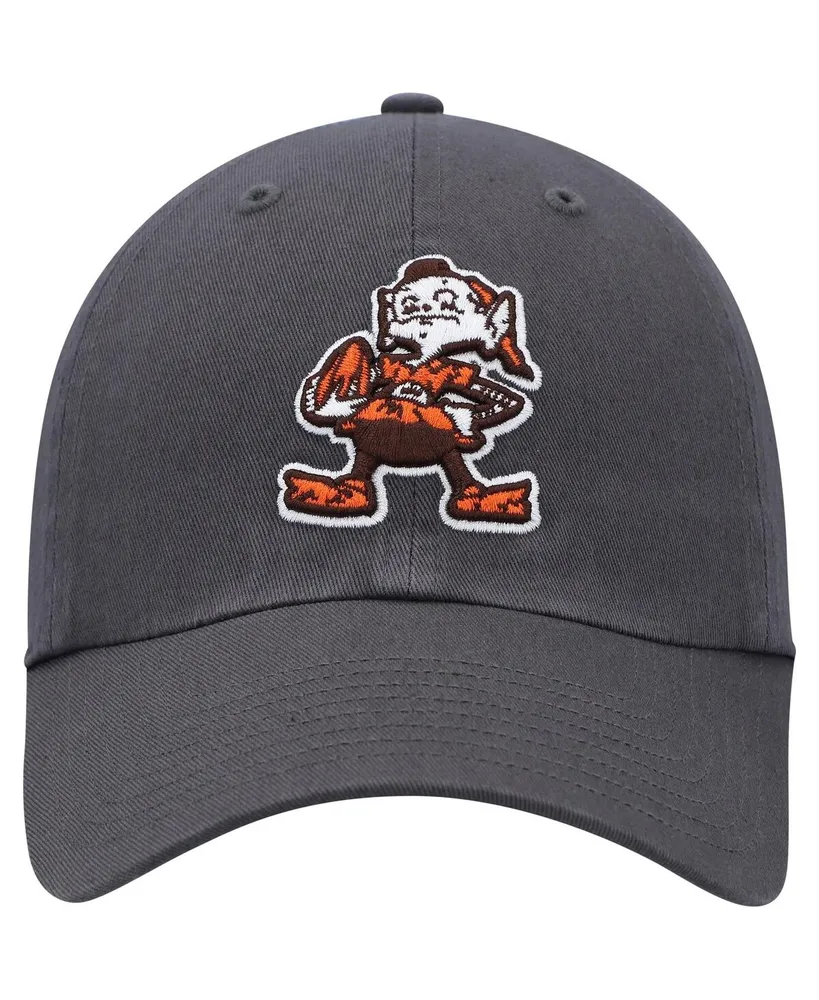 Men's '47 Brand Charcoal Cleveland Browns Clean Up Legacy Adjustable Hat