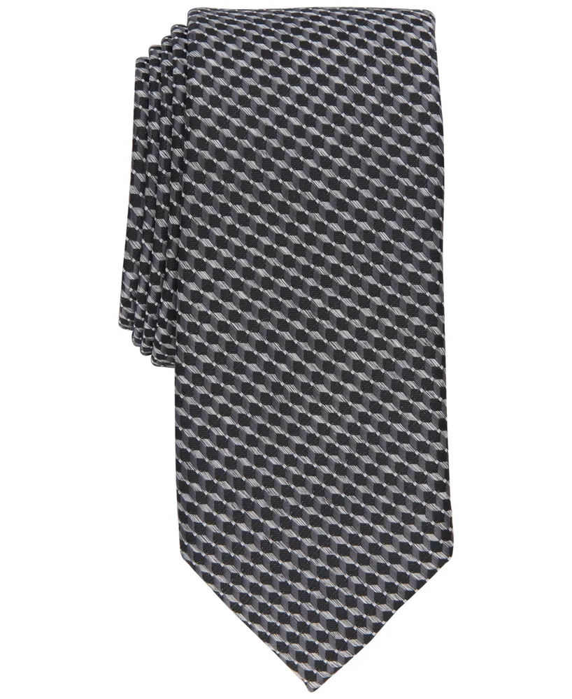 Alfani Men's Baldwin Mini-Grid Tie, Created for Macy's