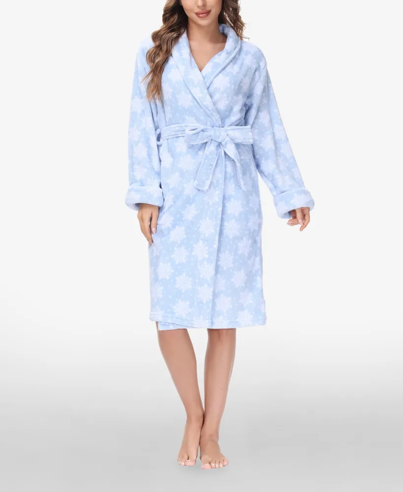 Echo Women's Printed Plush Robe