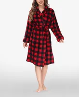 Echo Women's Printed Plush Robe