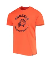 Men's '47 Brand Orange Phoenix Suns Basketball Super Rival T-shirt