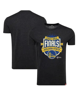 Men's Sportiqe Black Golden State Warriors 2022 Nba Finals Crest Comfy T-shirt