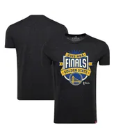 Men's Sportiqe Black Golden State Warriors 2022 Nba Finals Crest Comfy T-shirt