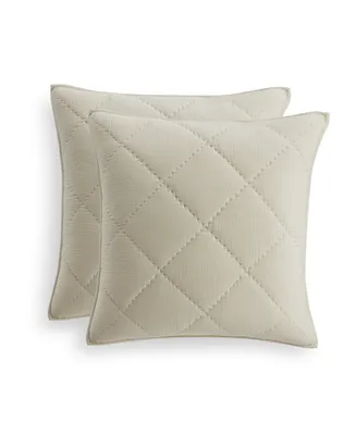 Hotel Collection Dobby Diamond 2-Pc. Sham Set, European, Exclusively at Macy's