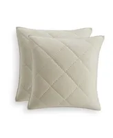 Hotel Collection Dobby Diamond 2-Pc. Sham Set, European, Exclusively at Macy's