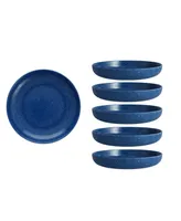 Fortessa Melamine Camp Blue Coupe Round Plate 9" Set/6