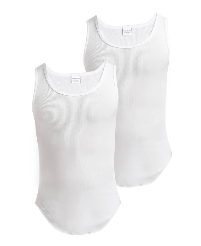 Pair of Thieves Men's SuperSoft Cotton Stretch Tank Undershirt 2 Pack