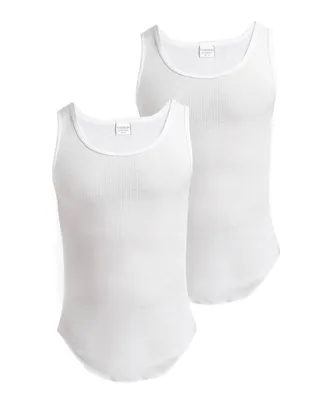 Stanfield's Men's Supreme Cotton Blend Tank Undershirts, Pack of 2