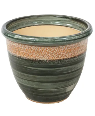 Sunnydaze Decor Purlieu Ceramic Planter - 15