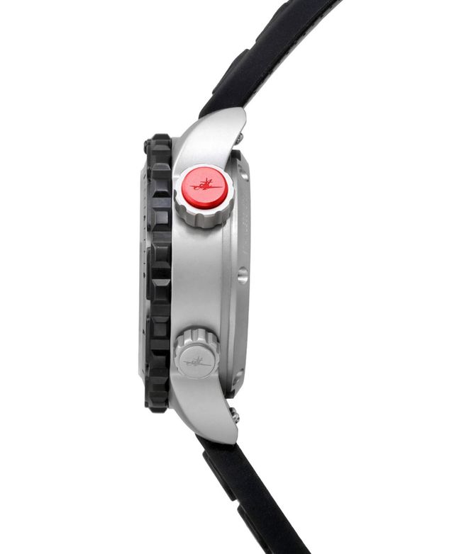 Abingdon Co. Women's Jane Black Silicone Strap Watch 35mm