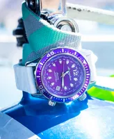 Abingdon Co. Women's Marina Diver's Multifunctional Titanium Bracelet Watch 40mm