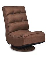 Gaming Chair Fabric 6-Position Folding Lazy Sofa 360 Degree