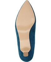 Journee Collection Women's Tenlee Pointed Toe Kitten Heel Dress Booties