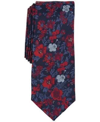 Bar Iii Men's Lisbon Floral-Print Tie, Created for Macy's L