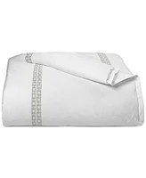 Hotel Collection Chain Links Embroidery 100% Pima Cotton Duvet Cover Set, Full/Queen, Exclusively at Macy's