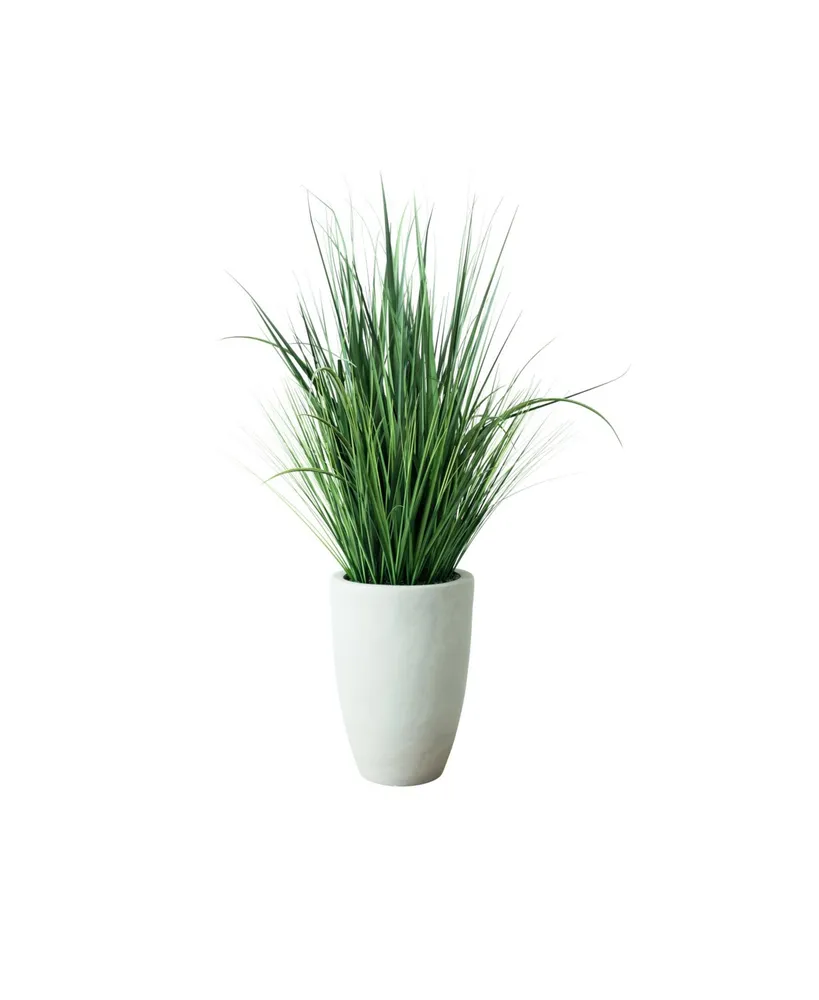 Nature's Elements Artificial Grass Fiber Pot