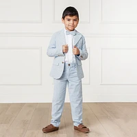 Hope & Henry Big Boys Organic Cotton Seersucker Suit Pant