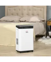 Homcom 14 Pt. Portable Quiet Electric Dehumidifier 2520 Sq. Ft., White