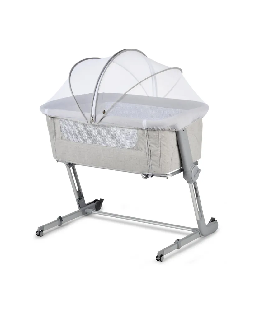 Hug Me Plus 3-in-1 Bedside Sleeper & Portable Bassinet with Mosquito Net