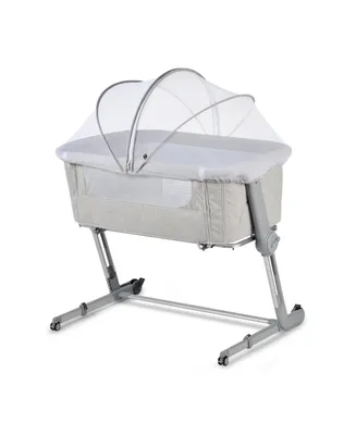 Hug Me Plus 3-in-1 Bedside Sleeper & Portable Bassinet with Mosquito Net