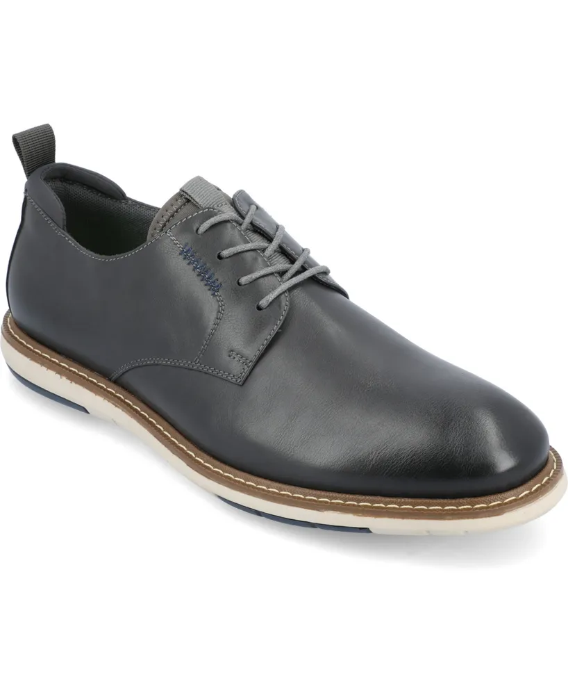 Vance Co. Men's Thad Tru Comfort Foam Lace-Up Round Toe Hybrid Dress Shoe