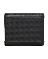 Nautica Men's Logo Rubber Leather Bifold Wallet