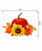 Flora Bunda Pumpkin Sunflowers Ring