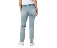 Maternity Denim Jogger Light Blue