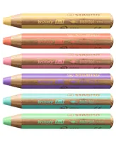 Stabilo Woody 3 in 1 with Sharpener 7 Piece Color Pastel Set
