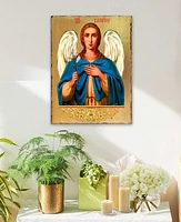 Designocracy Icon Adoration Wall Art on Wood 16"