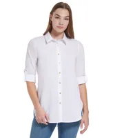 Calvin Klein Non-Iron Button Down Tunic