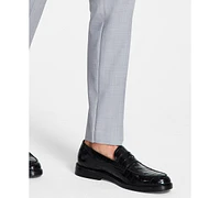 Bar Iii Men's Slim-Fit Wool Sharkskin Suit Pants