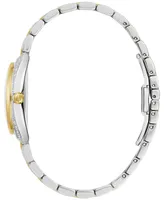 Bulova Women's Classic Two Tone Stainless Steel Bracelet Watch 30mm, A Macy's Exclusive Style - Two