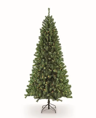 Puleo Pre-Lit Northern Fir Artificial Christmas Tree with 400 Lights