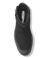 Karl Lagerfeld Men's Suede Harness Tire Tread Sole Boot