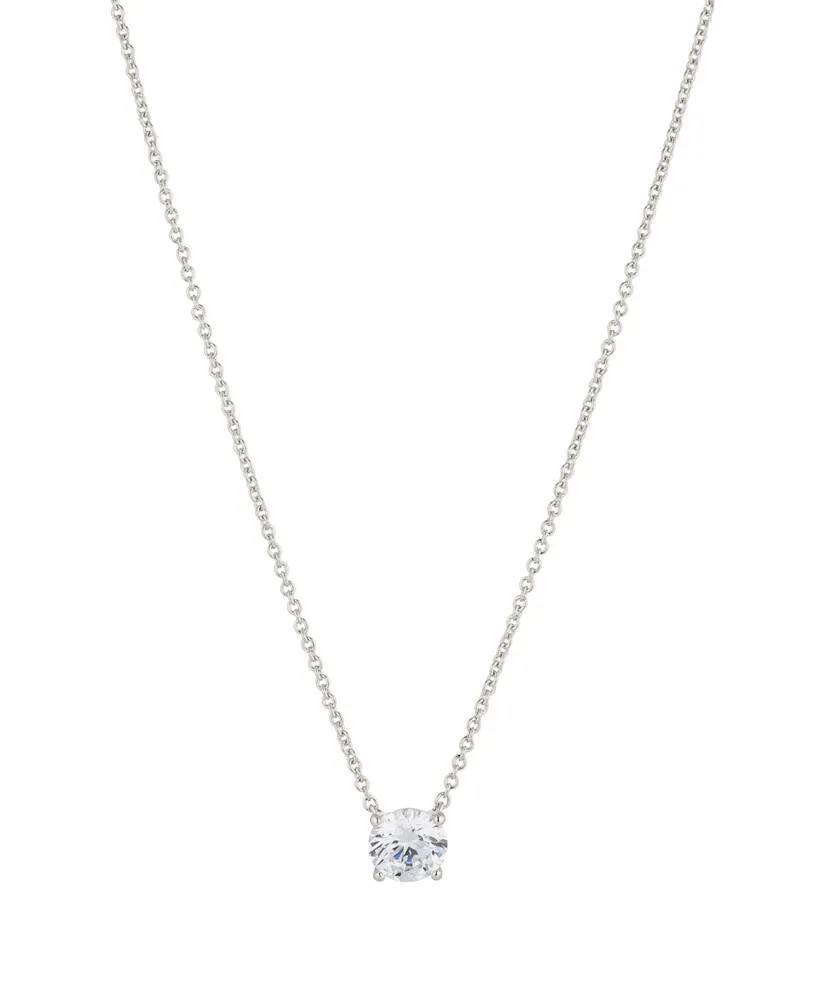 Eliot Danori Rhodium Plated Large Necklace, Created for Macy's