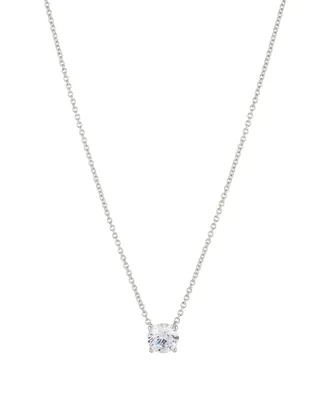 Eliot Danori Rhodium Plated Large Necklace, Created for Macy's
