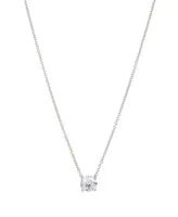 Eliot Danori Rhodium Plated Large Necklace, Created for Macy's