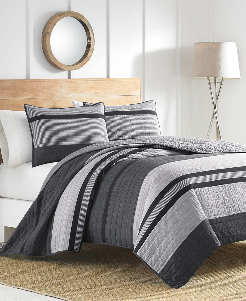 Nautica Vessey Cotton Reversible Quilt, King