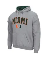 Colosseum Men's Miami Hurricanes Arch & Logo 3.0 Pullover Hoodie